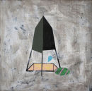 The Second Novelty At Square Pier, 2014, 61x61cm, acrylic on panel