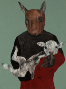 Becoming Roman, 2010, acrylic on canvas, 60x46cm PRIVATE COLLECTION