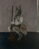 How to disappear completely Part 1, 2009, acrylic on canvas, 151x122cms, Private Collection