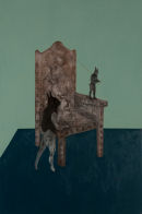 The Bow Motif, 2010, acrylic on canvas, 90x60cms
