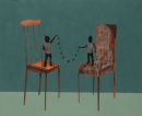 To imagine the Life of Other Forms, 2010, acrylic on canvas, 56x46cms, PRIVATE COLLECTION