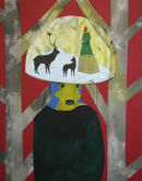 The Sky Is Falling In, 120x100cm, acrylic on canvas, 2012, PRIVATE COLLECTION