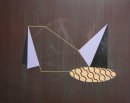 We Leave By Daybreak, 2014, 75 x 60cm, acrylic on panel