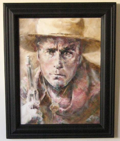 "The Silent Man" Framed