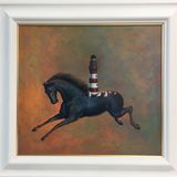 The Race/ oil on panel 65 x 60 cm