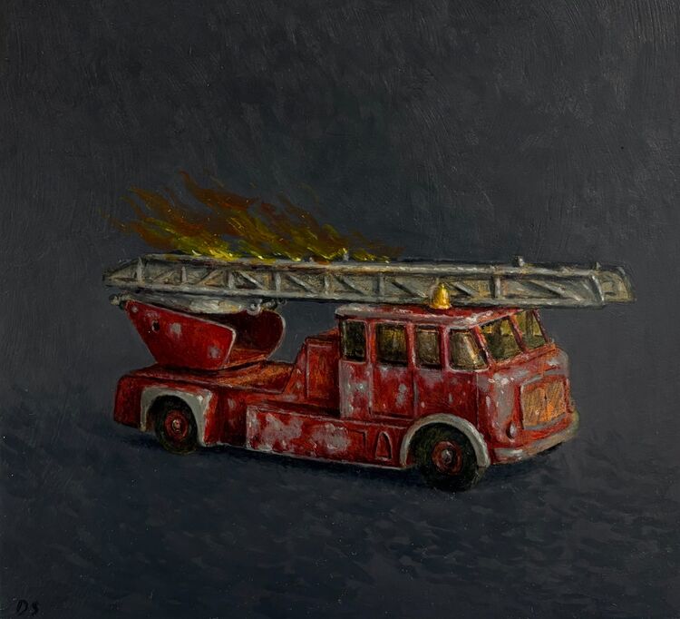 'Outside Of Dreams' Oil on panel 18 x 20 cm