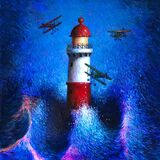 ' Illumination ' Oil on Panel 19 x 26 cm