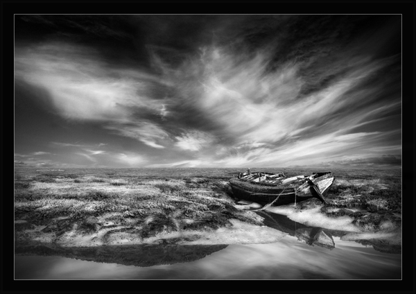 Abandoned barge