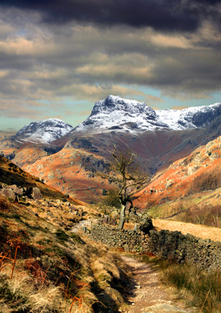Langdale Pikes from Langdale
