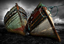Derelict boats, Salen, Mull