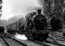3440 "City of Truro" double-heading with a "Black 5" at Medstead and Four Marks, Mid-Hants Railway, 23 October 2006