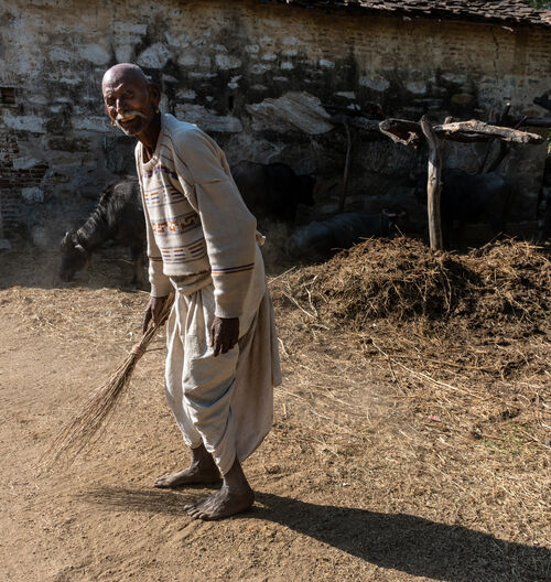 Farmer in Narlai, Rajasthan