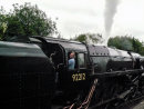My footplate ride on 92212, Mid-Hants Railway, 3 October 2009
