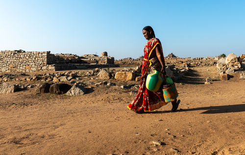 Evening scene, Hampi