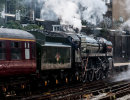70013 "Oliver Cromwell" leaving Victoria Station, 23 June 2011