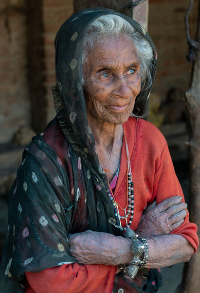 A villager in Shahpura, Rajasthan