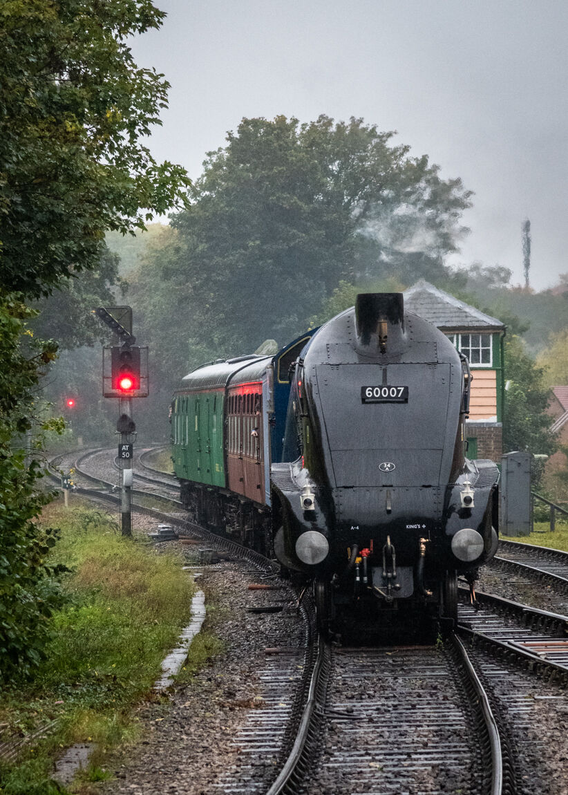 A4 Pacific 60007 "Sir Nigel Gresley" at Alton, Watercress Line, Hampshire, 3 October 2025