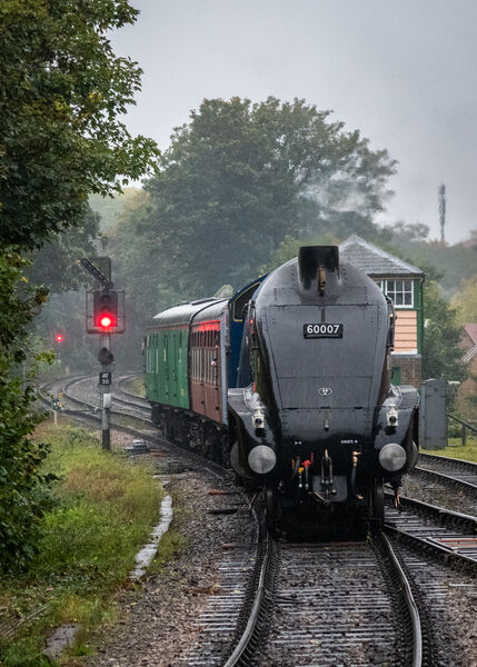 A4 Pacific 60007 "Sir Nigel Gresley" at Alton, Watercress Line, Hampshire, 3 October 2025