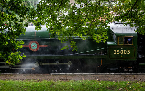 35005 "Canadian Pacific" at Alresford, Watercress Line, Hampshire, 3 October 2025