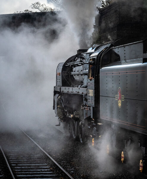 Britannia Class Pacific 70000 "Britannia" at Sheringham, North Norfolk Railway, 2 November 2025