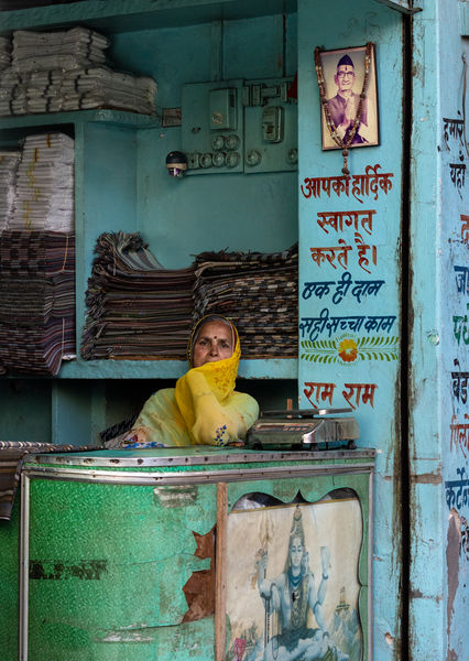 Shopkeeper, Shahpura, Rajasthan