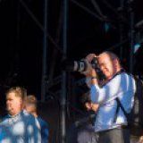 Allstarz summer party 2013. Your truly, David Tovey on stage.
