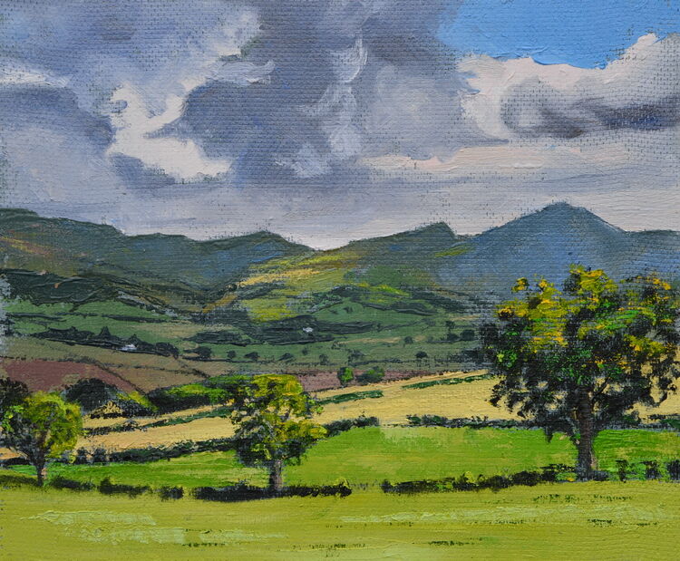 Brecon Beacons  Oil  30 x 25cm