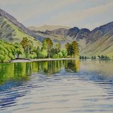 Buttermere, Cumbria. Watercolour 49 x 39cm