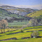 Frosty morning in Swaledale Oil 40.5 x 30.5cm