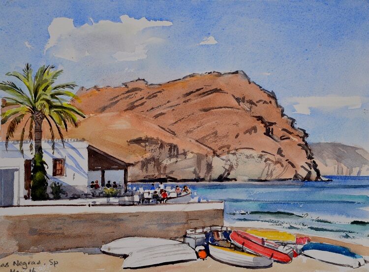 Las Negras, Almeria, Spain 37 x 27cm
