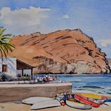 Las Negras, Almeria, Spain 37 x 27cm
