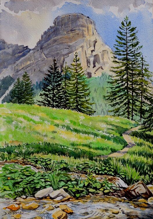 Meadow with Sassongher