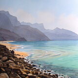 Musandam Beach Watercolour NFS