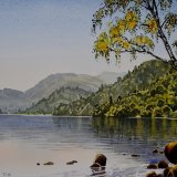 Ullswater, Lake District. Watercolour, 44 x 34 cm