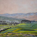 View towards Hawes, Wensleydale Oil 40.5 x 30.5cm