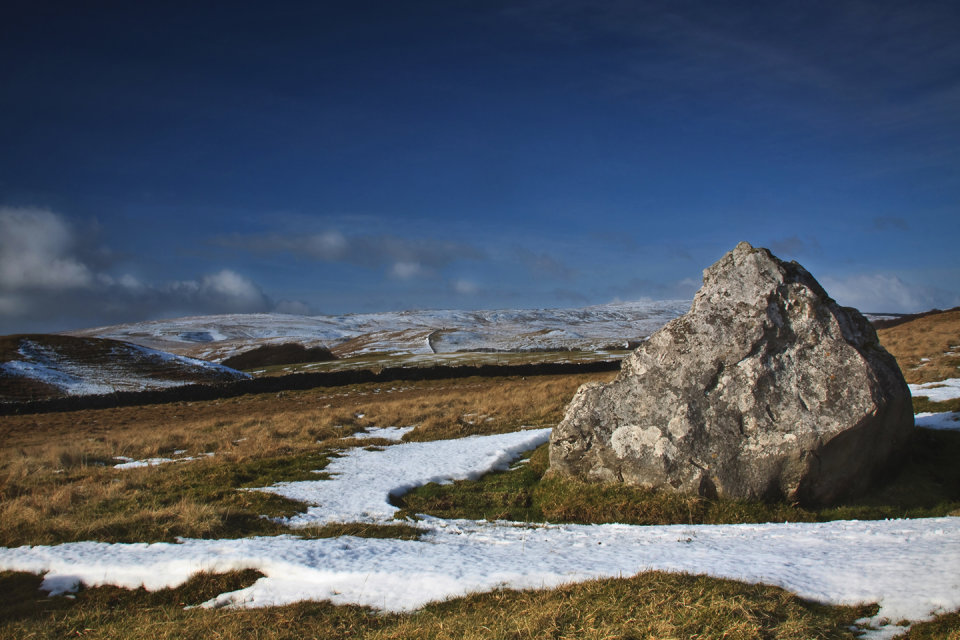 Winter Snow Melts on Malham Moor