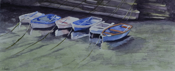 Boats at Porthclais Harbour