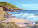 Summer Waves at Freshwater East