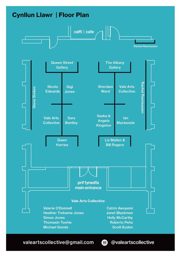 Penarth Art Fair 2026 - stand layout
