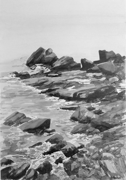 St.Ives Rocks study