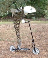 Fish on a Scooter
