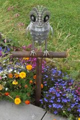 Snowy Owl on T-Stand