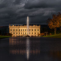 APPROACHING STORM, CHATSWORTH HOUSE by Graham Duro