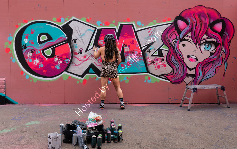 ARTIST AT WORK by Christine Maughan