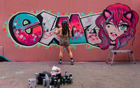 ARTIST AT WORK by Christine Maughan