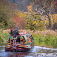 AUTUMN ON THE CANAL by Ashley Franklin