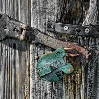 A FISHERMANS LOCK-UP by Mike Arblaster