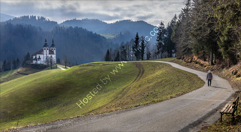 A LONG WALK FROM CHURCH by Neil Partridge