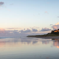 BAMBURGH SUNSET