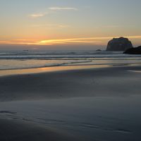 BEACH SUNSET by Peter Dishart